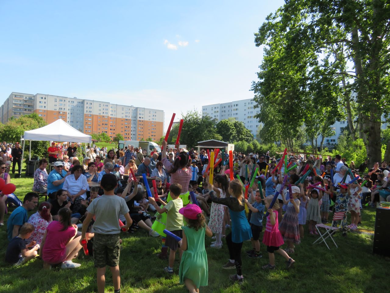 Kinder Programm beim Bunte Platte Fest